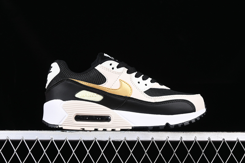 Air Max 90 White/Black/Gold/Grey 25