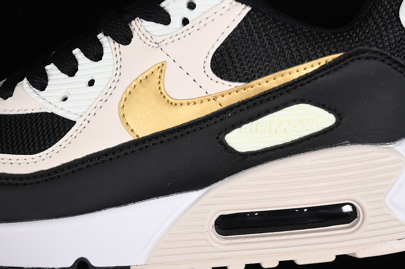 Air Max 90 White/Black/Gold/Grey 27