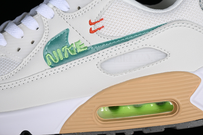 Air Max 90 White/Green/Grey/Brown 15