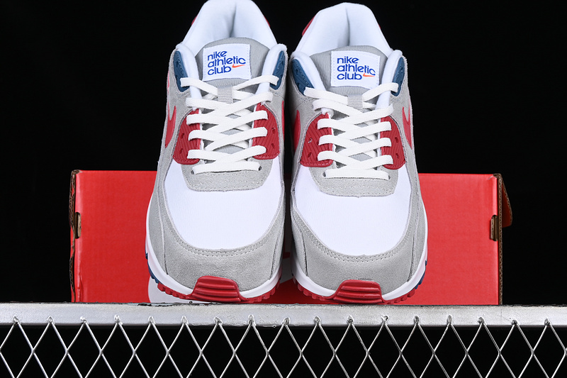 Air Max 90 White/Red/Grey 11