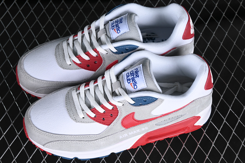 Air Max 90 White/Red/Grey 15