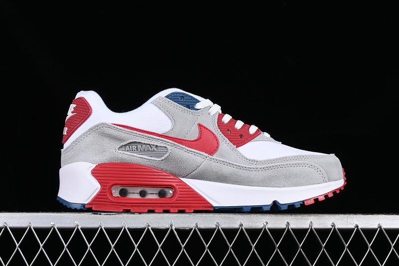 Air Max 90 White/Red/Grey 21