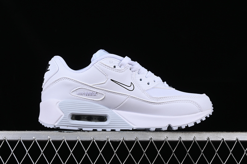 Air Max 90 White/Black/Red/Grey 3