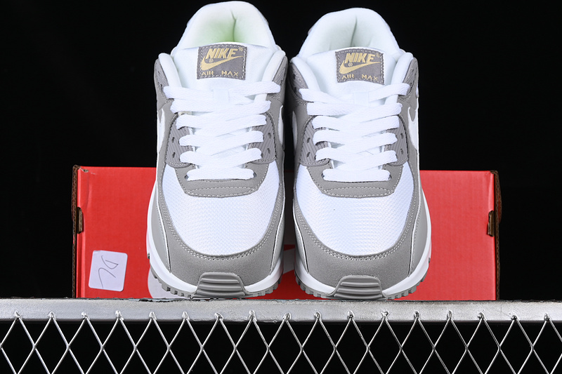 Air Max 90 White/Grey/Yellow 9