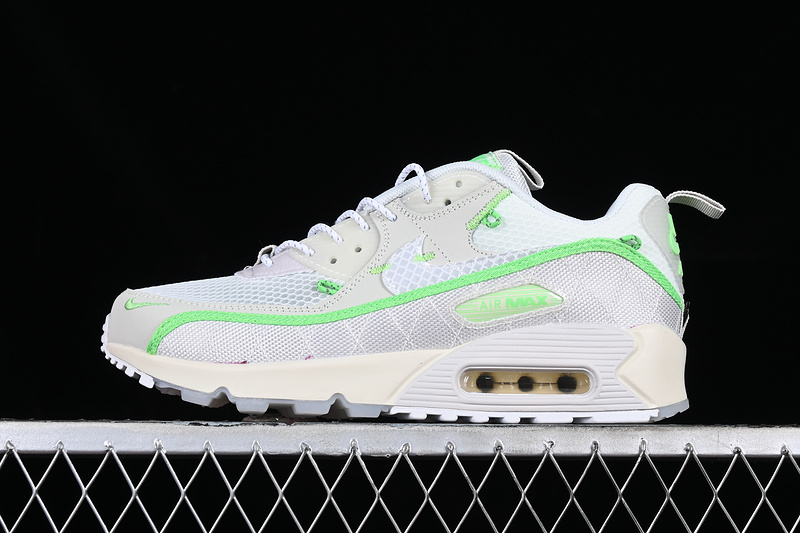 Air Max 90 White/Grey/Silver/Green 17