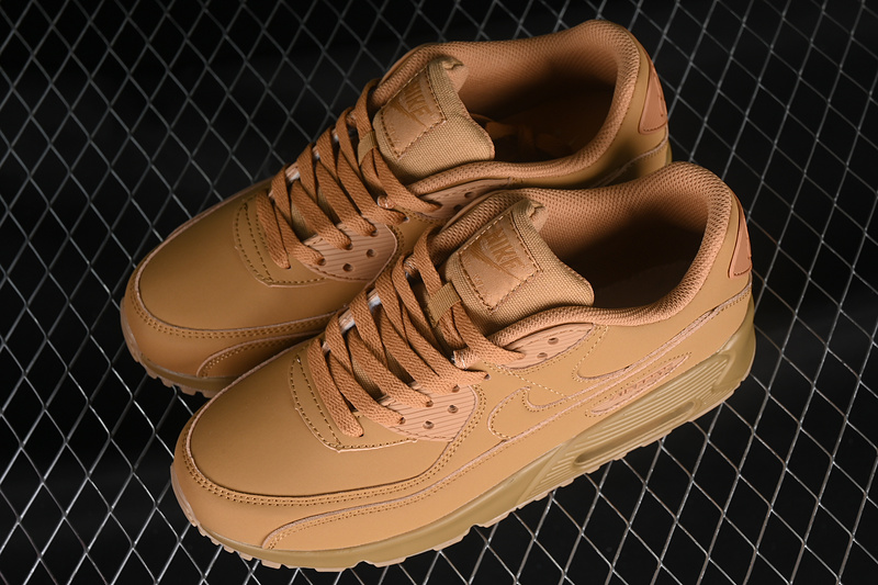 Air Max 90 Premium Flax/Gum Light Brown/Wheat 13