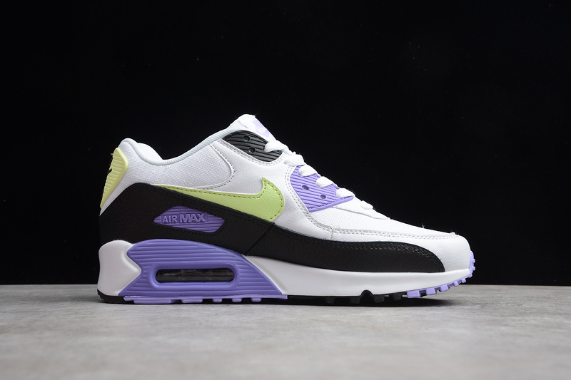 Air Max 90 White/Barely Volt-Black 27