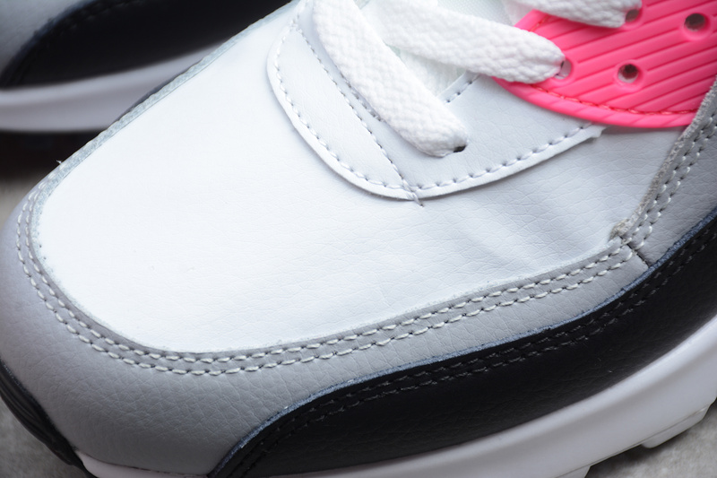 Air Max 90 Leather White/Pink/Blue/Black 17