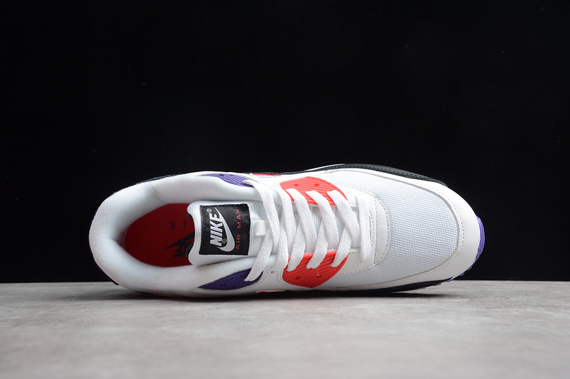 Air Max 90 Essential White/Red Orbit/Psychic Purple/Black 3