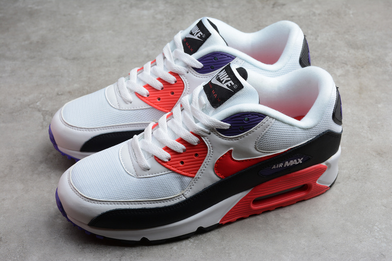 Air Max 90 Essential White/Red Orbit/Psychic Purple/Black 9