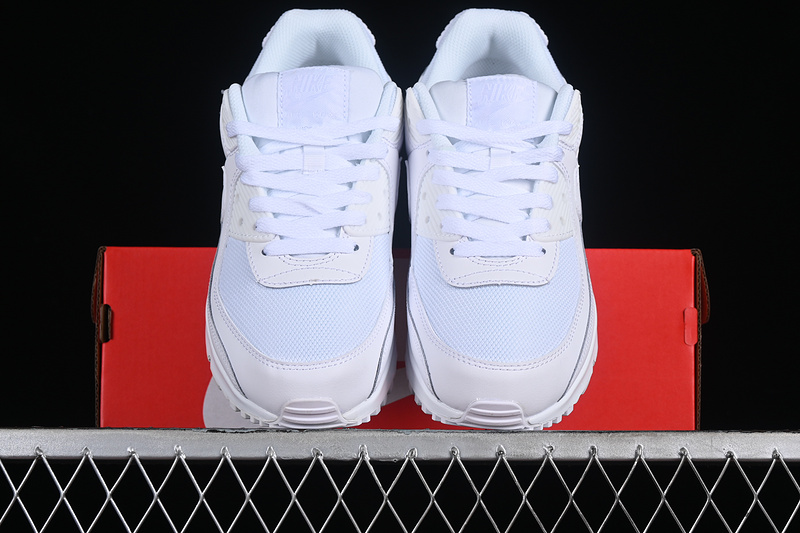 Air Max 90 White/Metallic Silver-White-White 3