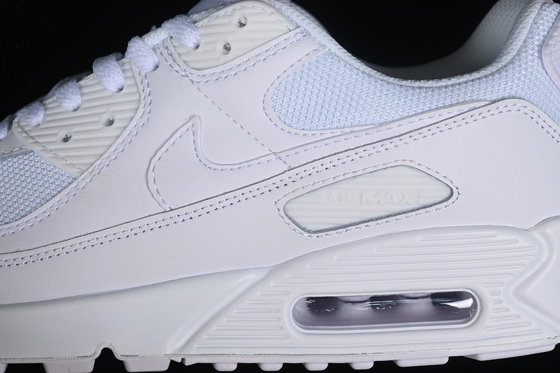 Air Max 90 White/Metallic Silver-White-White 11