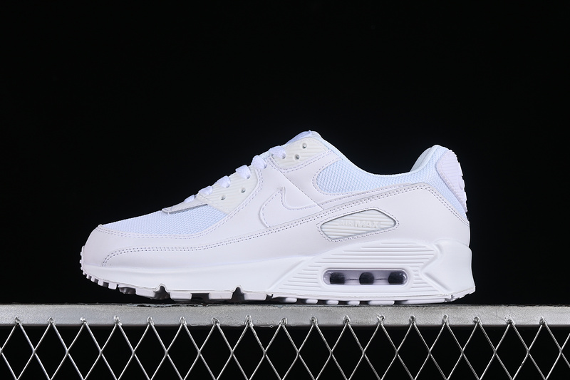 Air Max 90 White/Metallic Silver-White-White 15