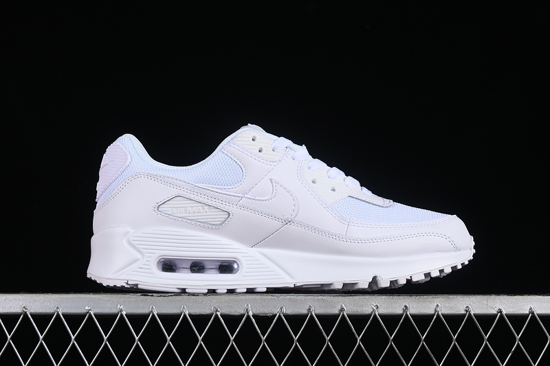 Air Max 90 White/Metallic Silver-White-White 17