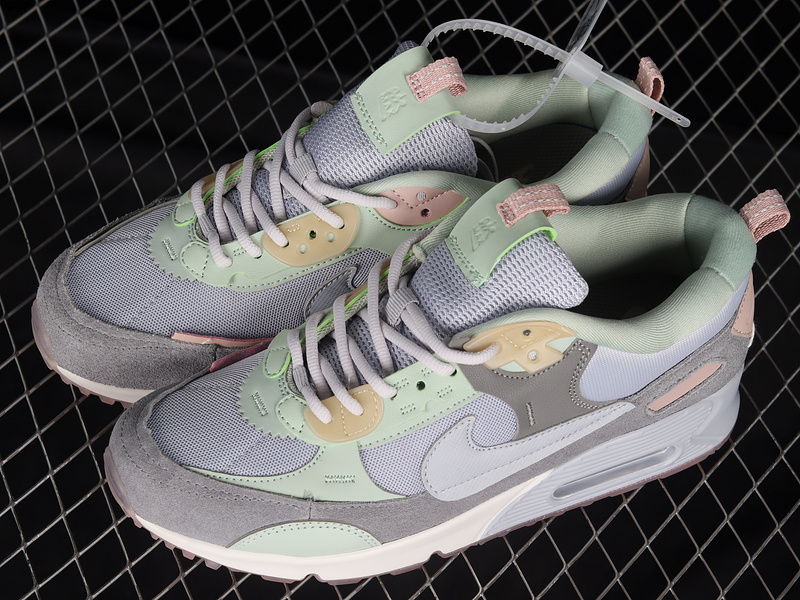 Air Max 90 Futura Light Grey/Green/Pink 13