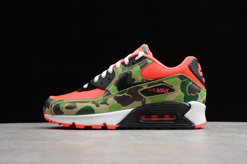 Air Max 90 Reverse Duck Camo Infrared/Black-Dark Sage-Baroque Brown 21