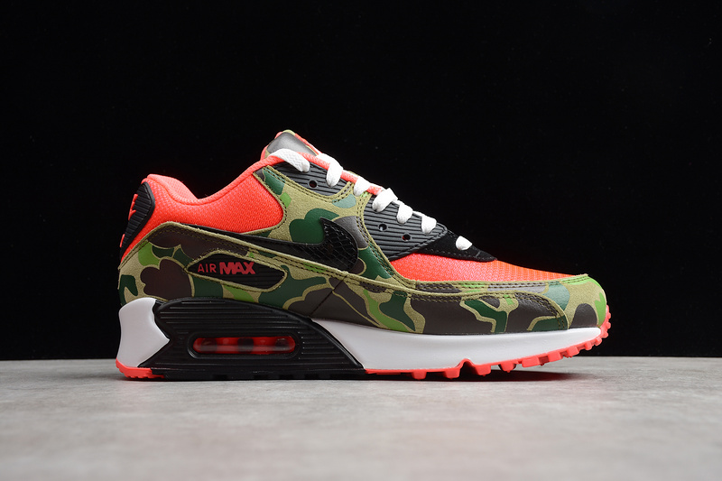 Air Max 90 Reverse Duck Camo Infrared/Black-Dark Sage-Baroque Brown 27