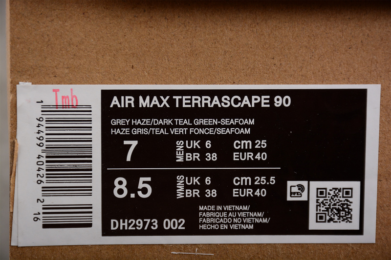 Air Max 90 Terrascape Grey Haze/Dark Teal Green/Seafoam 23