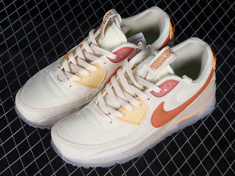 Air Max 90 Terrascape Pearl White/Hot Curry/Fuel Orange 23