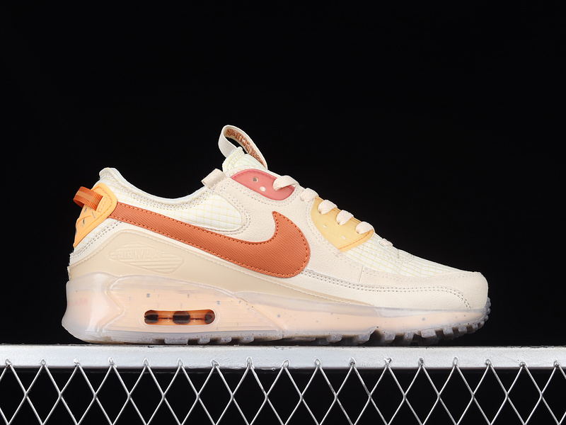 Air Max 90 Terrascape Pearl White/Hot Curry/Fuel Orange 27