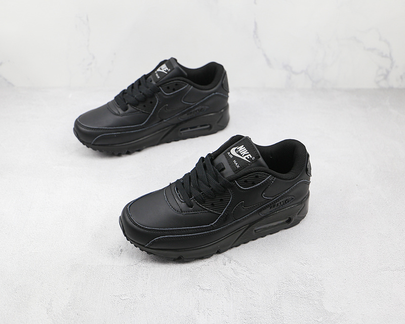 Air Max 90 Leather Black/Black/Black 13