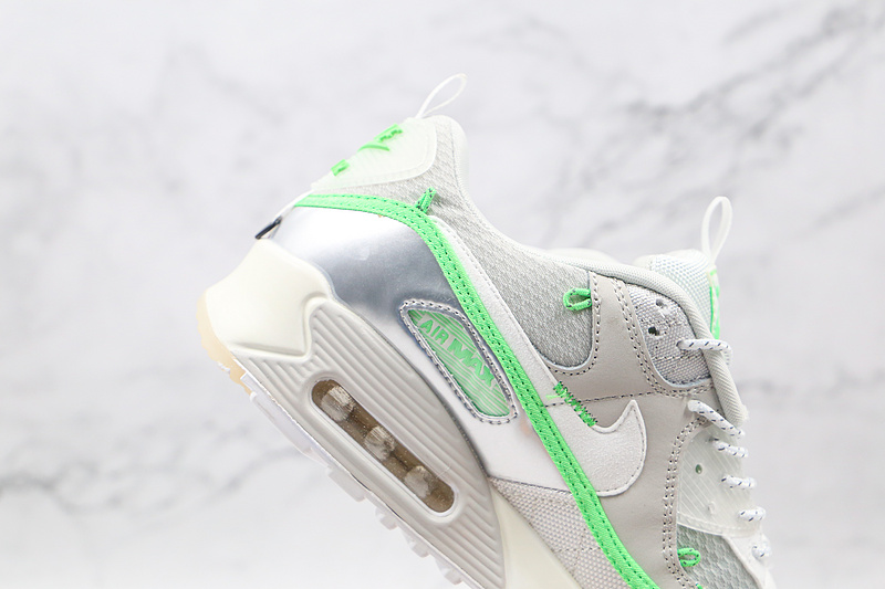 Air Max 90 Sail Neon Green Light Bone/White-Platinum Tint 3