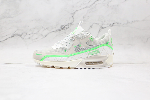 Air Max 90 Sail Neon Green Light Bone/White-Platinum Tint 15