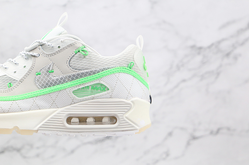 Air Max 90 Sail Neon Green Light Bone/White-Platinum Tint 17