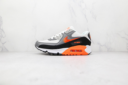 Air Max 90 White/Light Grey/Orange 5