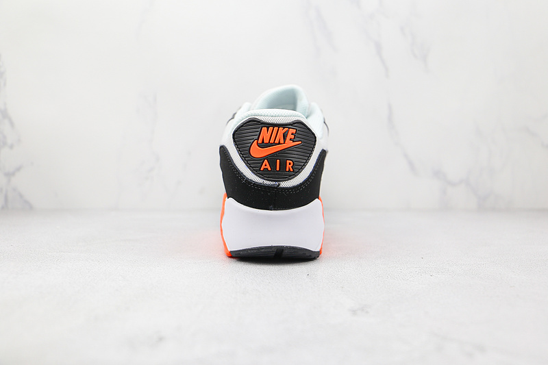 Air Max 90 White/Light Grey/Orange 11