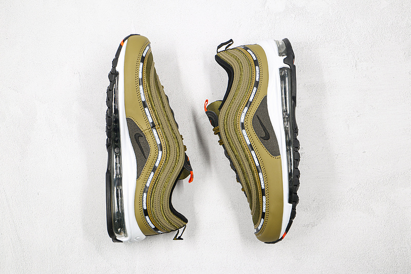 Undefeated X Air Max 97 Militia Green/Orange Blaze/White/Black 15