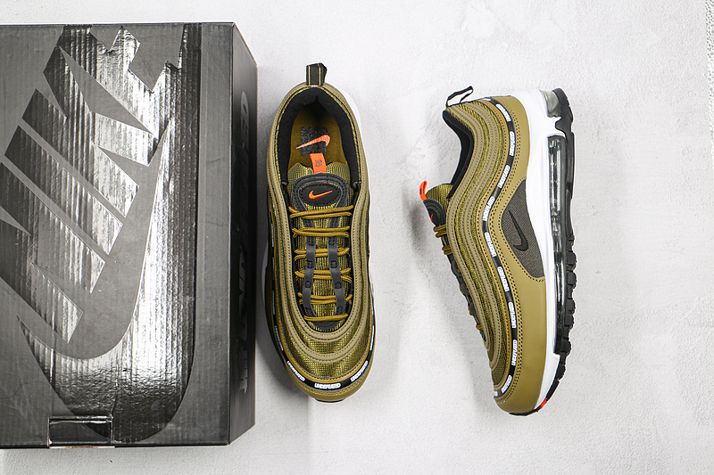 Undefeated X Air Max 97 Militia Green/Orange Blaze/White/Black 17