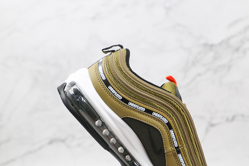 Undefeated X Air Max 97 Militia Green/Orange Blaze/White/Black 19