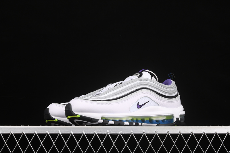 Air Max 97 Kaomoji White/Black/Signal Blue/Court Purple 33