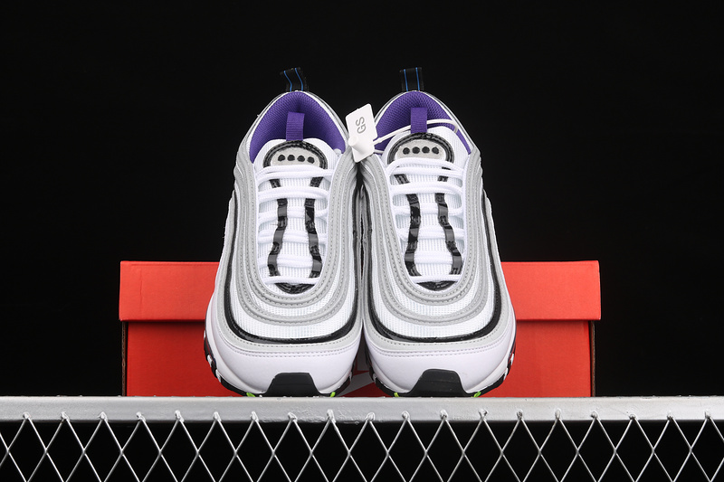 Air Max 97 Kaomoji White/Black/Signal Blue/Court Purple 39