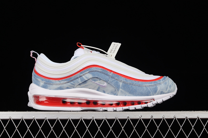 Air Max 97 White/White/Washed Denim 19