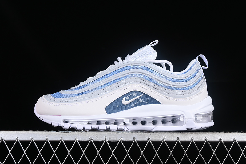 Air Max 97 Triple White/White/Wolf Grey-Black 7