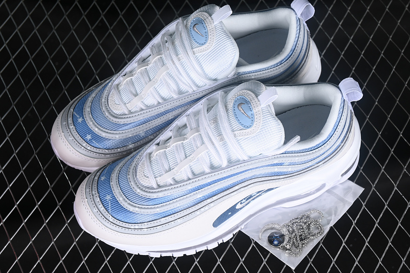 Air Max 97 Triple White/White/Wolf Grey-Black 19