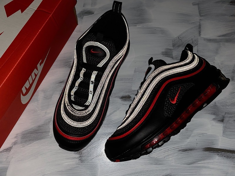 Air Max 97 Valentines Day Black/Metallic Silver/University Red 5