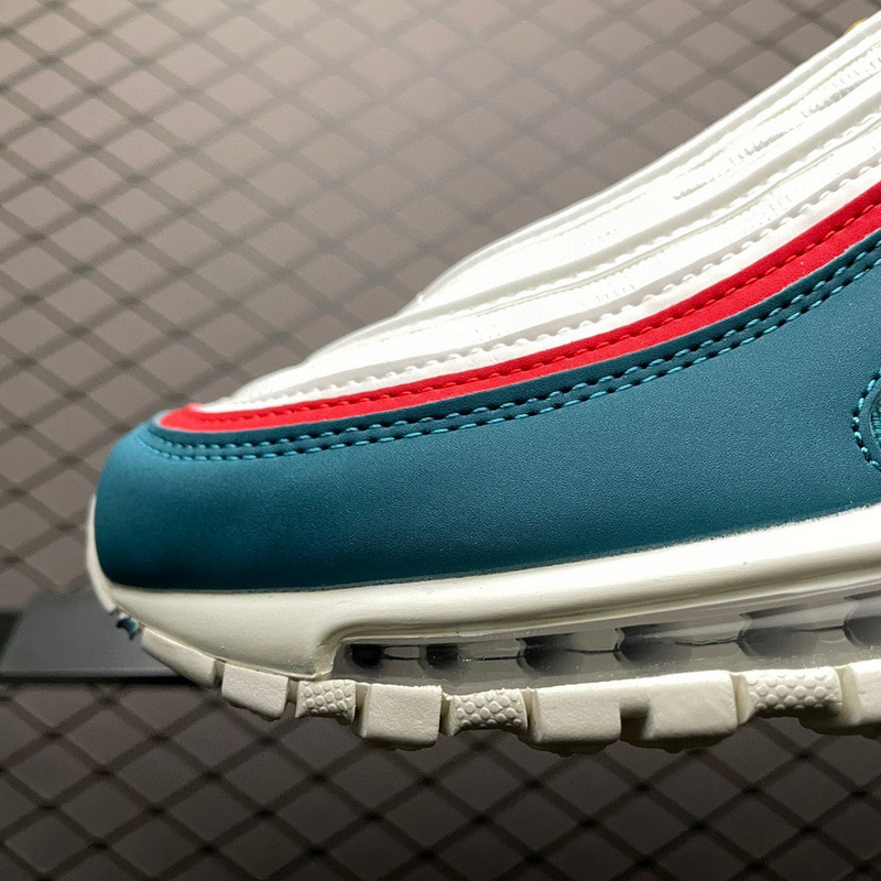 Air Max 97 White/Green/Red-Gold 3