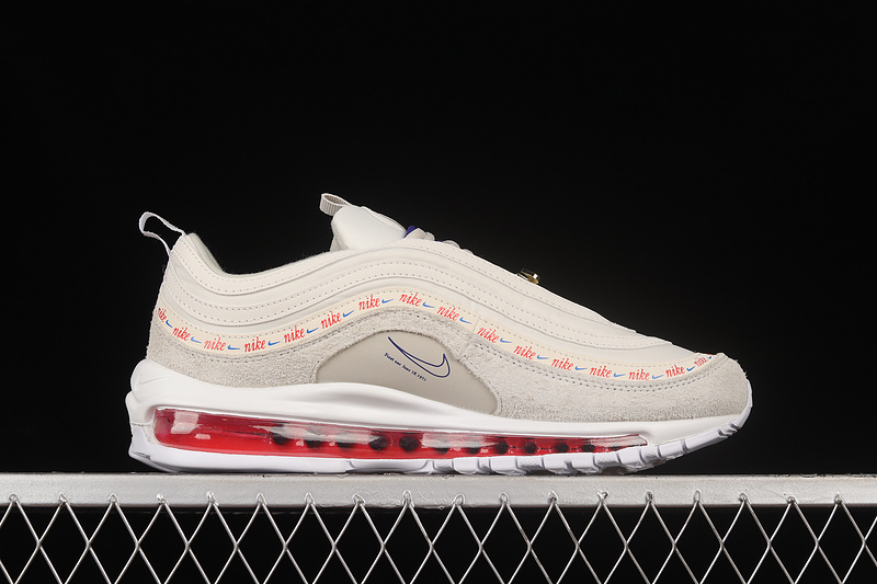 Air Max 97 Se First Use Light Bone/Deep Royal Blue/University Red 21