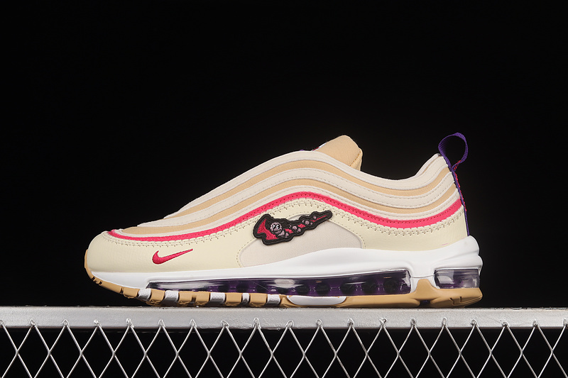 Air Max 97 White/Purple/Red 9