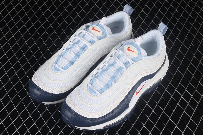 Air Max 97 White/Navy/Red 9