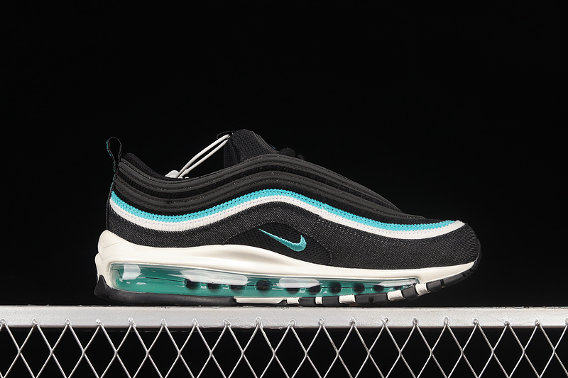 Air Max 97 Running Shoes Black/Green/White 9