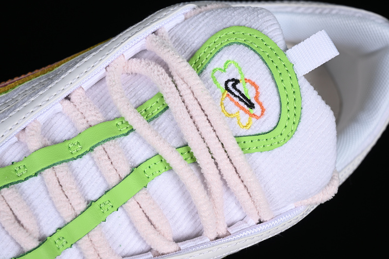 Wmns Air Max 97 Feel Love White/Pearl Pink/Action Green/Black 27