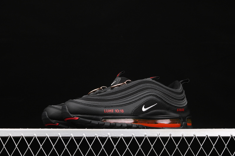 Mschf X Air Max 97 Black/Dark Smoke Grey/White 5