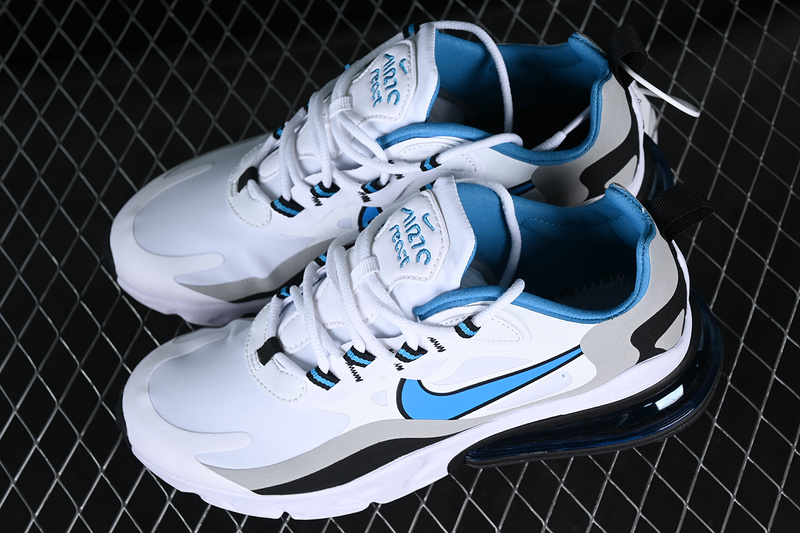 Air Max 270 React White/Grey/Blue/Black 15