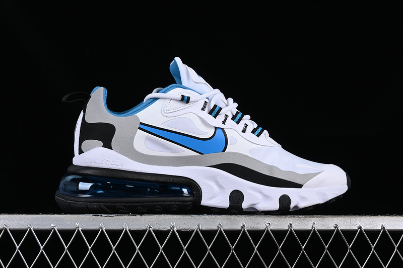 Air Max 270 React White/Grey/Blue/Black 21