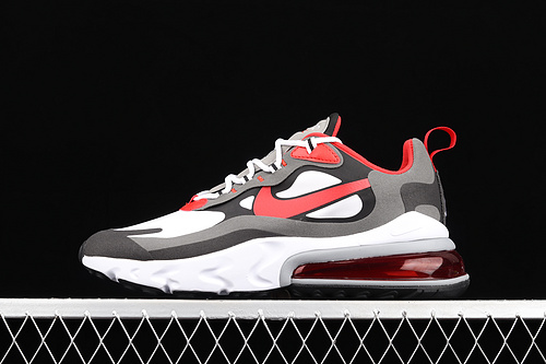 Air Max 270 React Black/Grey/University Red 9