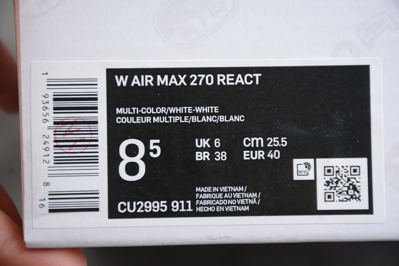 Air Max 270 React Chinese New Year 2020 Multi-Color/White 7